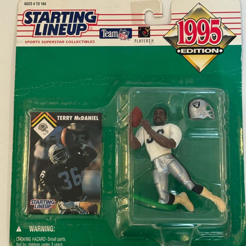 1995 Terry McDaniel Oakland Raiders Starting Lineup Figure